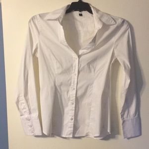 M White Express Button Down